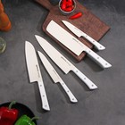 Набор ножей Samura HARAKIRI, 5 шт, белая рукоять - фото 10073990