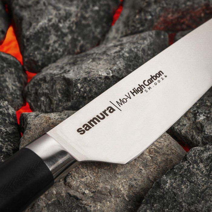 Нож кухонный Samura Mo-V, универсальный, лезвие 19,2 см - фото 1909026528
