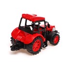 Трактор радиоуправляемый «Фермер», работает от аккумулятора, цвет красный - фото 3883397