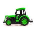 Трактор радиоуправляемый «Фермер», работает от аккумулятора, цвет зелёный - фото 3221840