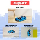 Антигравитационная машинка AIR, радиоуправление, ездит по стенам, аккумулятора, цвет синий - Фото 3