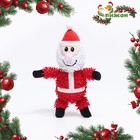 Игрушка мягкая для собак «Дед мороз» с пищалкой, 26×15 см - Фото 1