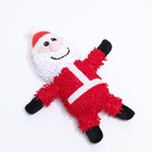 Игрушка мягкая для собак «Дед мороз» с пищалкой, 26×15 см - Фото 3
