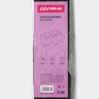 Органайзер для хранения белья Доляна «Смарт», 8 ячеек, 28.5×13.5×10 см, чёрный - Фото 9