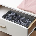 Органайзер для хранения белья Доляна «Смарт», 8 ячеек, 28.5×13.5×10 см, серый - Фото 7