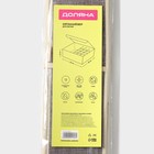 Органайзер для хранения белья Доляна «Тео», 13 ячеек, с прозрачной крышкой, 32×23×12 см, серый - Фото 11