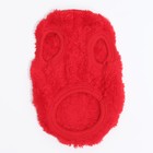 Свитер вязанный, велюр, размер XS (ДС 20, ОШ 21, ОГ 30 см), красный - Фото 7