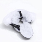 Ботинки для животных «Ой, мороз», набор 4 шт., 2 размер, чёрные - Фото 6