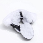 Ботинки для животных «Ой, мороз», набор 4 шт., 4 размер, чёрные - Фото 6