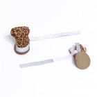 Ботинки для животных «Модник», набор 4 шт., 1 размер (4×3 см), коричневые - Фото 7