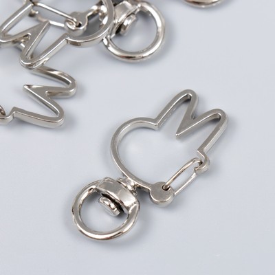 Карабин металл с кольцом