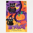 Набор для создания игрушки из меховых палочек на хэллоуин «Тыква и черный кот» - фото 319129721
