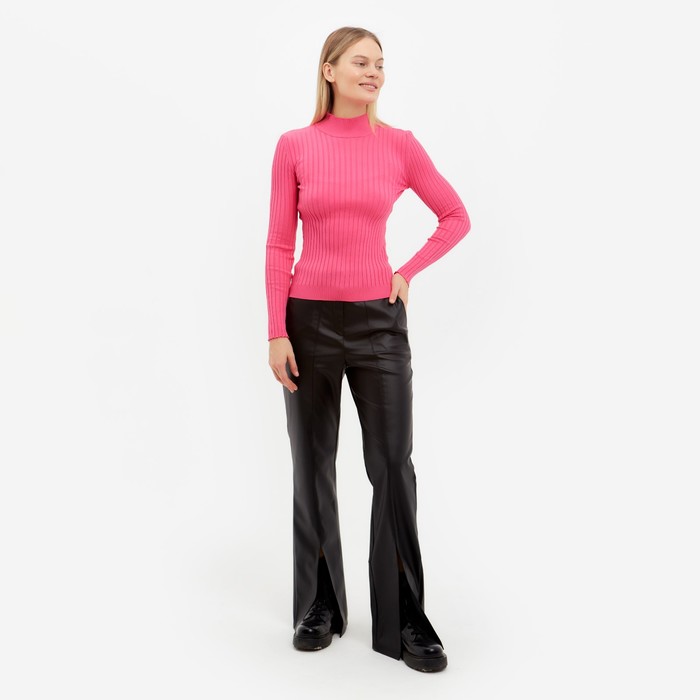 Водолазка женская, цвет розовый, размер ONE SIZE (42-46) 58029