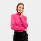 Водолазка женская, цвет розовый, размер 44-46 (M) - Фото 4