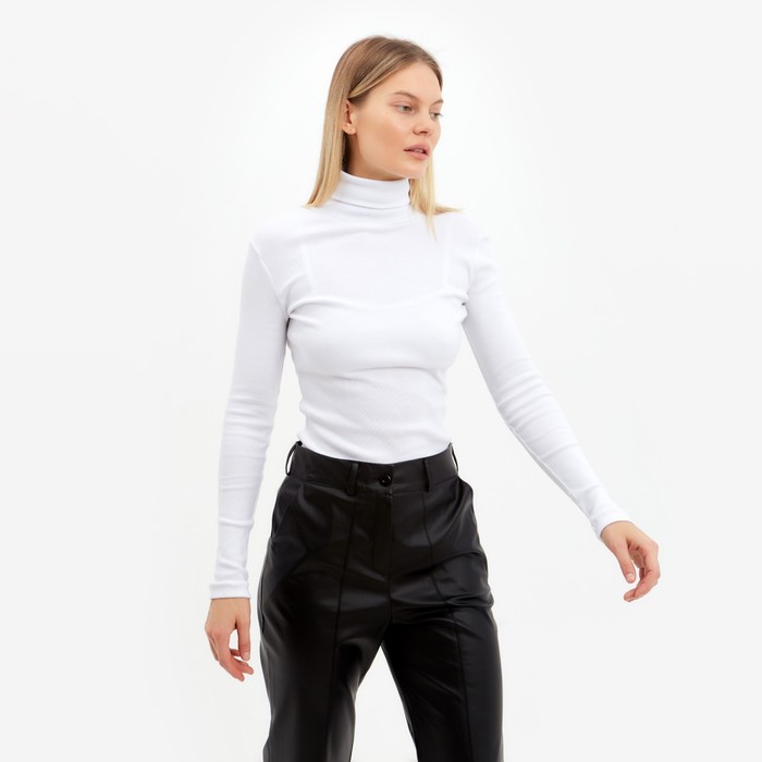 Водолазка женская, цвет белый, размер 42-44 (S) 58032