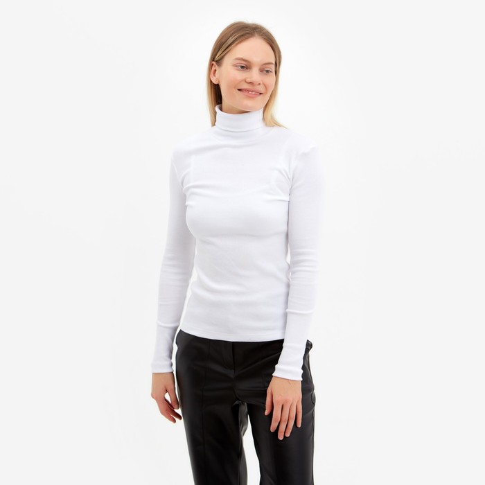 Водолазка женская, цвет белый, размер 42-44 (S) 58032