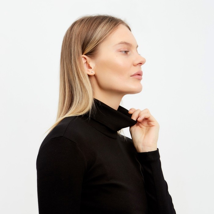 Водолазка женская, цвет чёрный, размер 42-44 (S) 58035