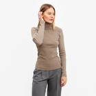 Водолазка женская, цвет коричневый, размер 42-44 (S) - Фото 5