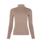 Водолазка женская, цвет коричневый, размер 42-44 (S) - Фото 7