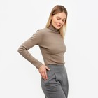 Водолазка женская, цвет коричневый, размер 44-46 (M) - Фото 3