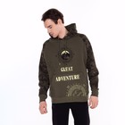 Толстовка мужская НАЧЁС, цвет тёмный-хаки, размер 50 (XL) - Фото 2