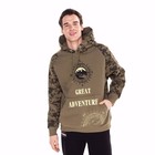Толстовка мужская НАЧЁС, цвет светлый-хаки, размер 52 (2XL) - Фото 3
