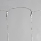 УЦЕНКА Гирлянда «Занавес» 1.6×1.6 м, роса, IP20, серебристая нить, 160 LED, свечение мульти, 8 режимов, 220 В 9365079