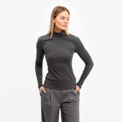 Водолазка женская, цвет серый, размер 42-44 (S)