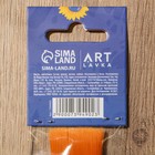 Кисть для рисования флейцевая синтетика плоская «Ван Гог» 2,7см - Фото 4