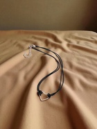 Чокер «Сердце», цвет чёрный в серебре, L= 35 см - Фото 5