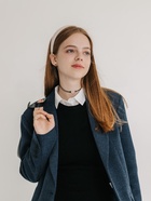 Чокер «Сердце», цвет чёрный в серебре, L= 35 см - Фото 8