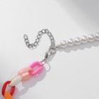 Бусы «Смайл» с жемчугом, шар №10, цветные, L= 40 см - Фото 2