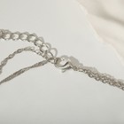Кулон "Змея" angel, цвет белый в серебре, L= 45 см - Фото 2