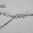 Колье «Булавки», цветное в серебре, L= 45 см - фото 9851122