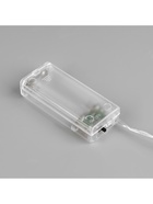 Гирлянда «Нить» 2 м роса с насадками «Сердце», IP20, серебристая нить, 20 LED, свечение красное, 2 режима, ААх2 - Фото 7