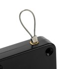 Доводчик дверной ТУНДРА, до 20 кг, черный, натяжение 500 г, длина троса 100 см - Фото 16