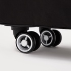 Сумка дорожная 18" на 4 колёсах, отдел на молнии, 4 наружных кармана, чёрная - Фото 3