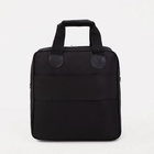 Сумка дорожная 2 в 1 на 4 колёсах 20", отдел на молнии, 4 наружных кармана, чёрная - Фото 7