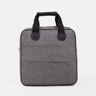 Сумка дорожная 2 в 1 на 4 колёсах 20", отдел на молнии, 4 наружных кармана, серая - Фото 7