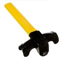 Противоугонный замок на руль автомобиля, усиленный, металл, жёлтый - Фото 2