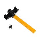 Противоугонный замок на руль автомобиля, усиленный, металл, жёлтый - Фото 4