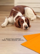 Тряпка для пола Доляна «Промо», микрофибра, ультразвуковая обработка края, 180 г/м², 75×100 см, цвет МИКС - Фото 3