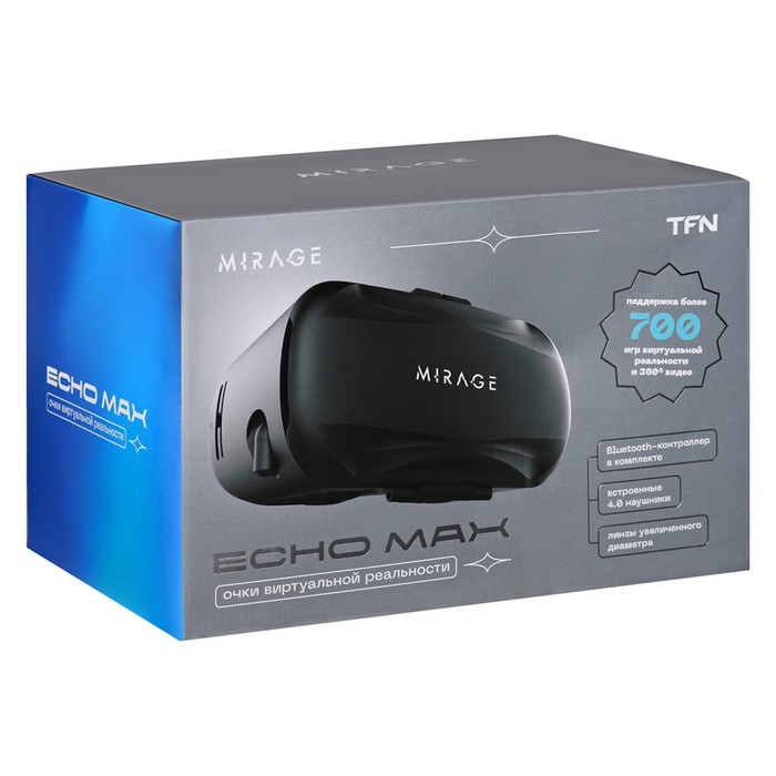 3D Очки виртуальной реальности TFN VR MIRAGE ECHO MAX, до 6.5", наушники,пульт управления - фото 51303666