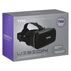 3D Очки виртуальной реальности TFN VR VISON, смартфоны до 6,5", регулировка, черные - фото 8791416