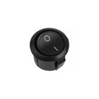 Кнопка - выключатель, без подсветки, черный, 6- 10 А, Т25 - фото 10076344