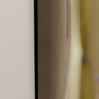 Зеркало квадратное «Алеро», 855×855 мм, велюр, металлические пуговицы, цвет пески касабланки - Фото 4