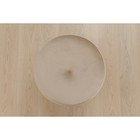 Пуф круглый малый «Рондель», 900×900×500 мм, металлические пуговицы, цвет лунный луч - Фото 2