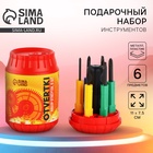 Подарочный набор инструментов в банке Otvertki, 6 предметов - Фото 1