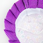 Панама для девочки MINAKU, цв, фиолетовый, размер 46-48 - Фото 5