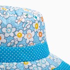 Панама для девочки MINAKU, цвет голубой, размер 46-48 - фото 34742989